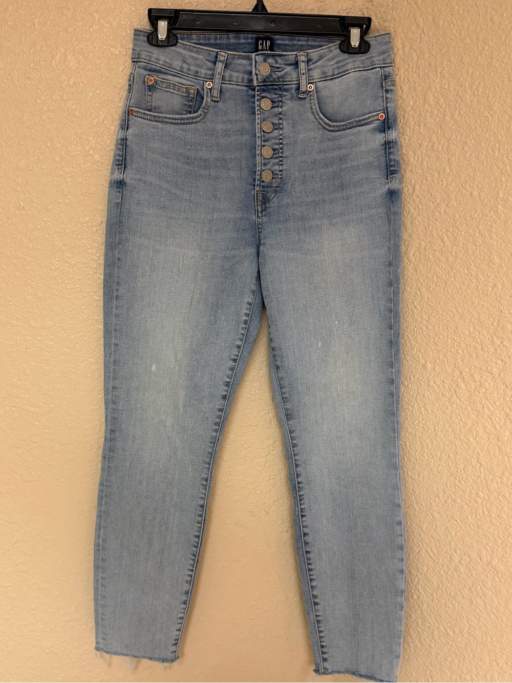 4/$20 GAP Curvy Skinny Light Blue Button-Fly Women's Jeans